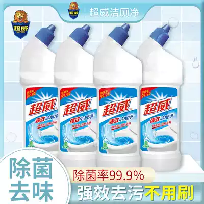 Chaowei toilet cleaning essence 500g*4 discount toilet cleaning liquid Lingjing toilet toilet cleaning to remove odor