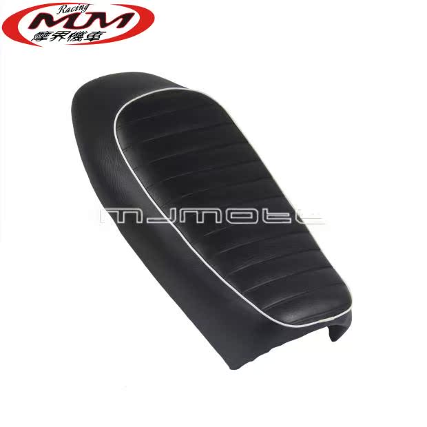 Xe máy retro sửa đổi phụ kiện đệm ghế không thấm nước và bền cà phê đua phổ quát đệm ghế da đen bọc ghế - Đệm xe máy yên xe máy êm