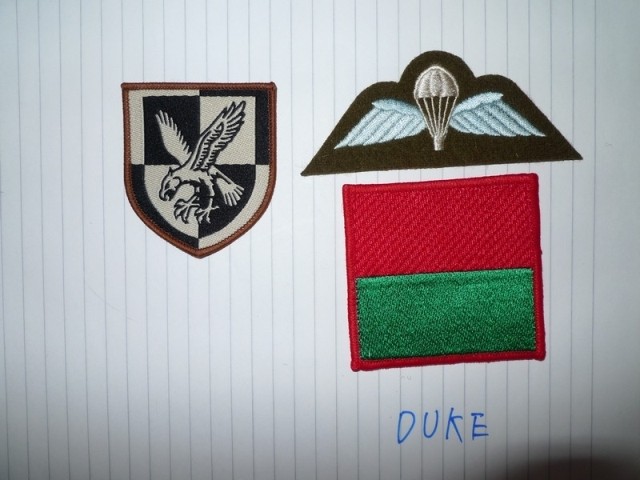 The new British version of the 16th Air Assault Brigade Army Aviation 4th regiment armband combination