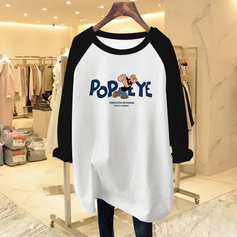 Maternity Long-Sleeved T-Shirt 2025 New Spring and Autumn Style Pure Cotton Loose Mid-Length Cover the Buttocks Autumn and Winter Base Shirt Top Maternity Long-Sleeved T-Shirt 2025 New Spring and Autumn Style Pure Cotton Loose Mid-Length Cover the Buttocks Autumn and Winter Base Shirt Top