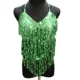 Зеленый топ для одиночной живота