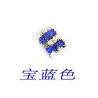 Синие блестки для ногтей, браслет для влюбленных