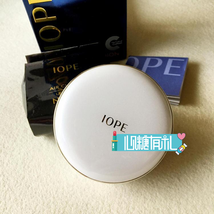 IOPE亦博气垫粉底霜 液体湿粉饼 隔离 bb霜 防晒乳 送替换装