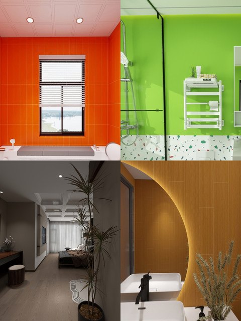 Spc Stone Crystal Wall Panels for Quick Installation, Waterproof Special Tile-Like Decorative Panels for Hotel Bathrooms, Stone Plastic Integrated Wall Panels for Bathrooms