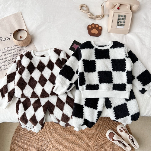 Демисезонный раздельный флисовый удерживающий тепло комплект подходит для мужчин и женщин для девочек, детский милый пуховик, в западном стиле