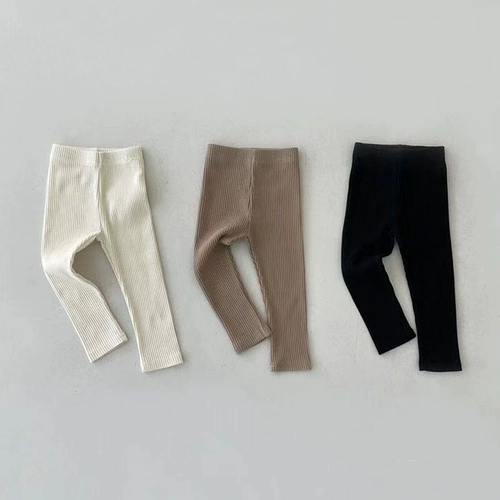 Детские осенние штаны, эластичные леггинсы для новорожденных, в корейском стиле, 0-1 лет