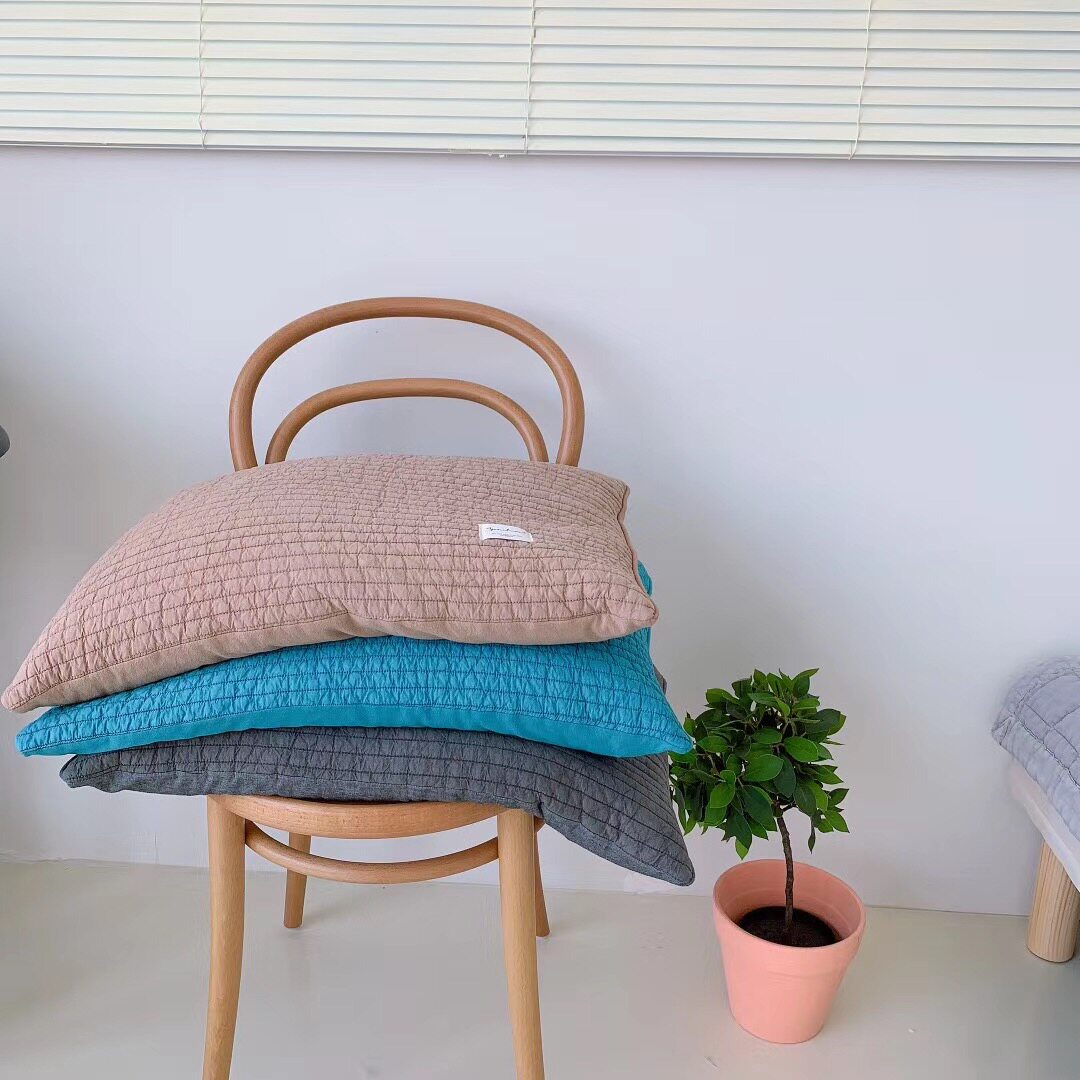 Подушка ins韩国荞麦纯棉保健颈椎枕儿童成人枕头枕套男女家用助眠可拆洗 OTHER