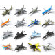 Mchitu Simulation Aircraft J-20 Fighter B2 Bomber Apache Helicopter Boeing Aircraft Model Military