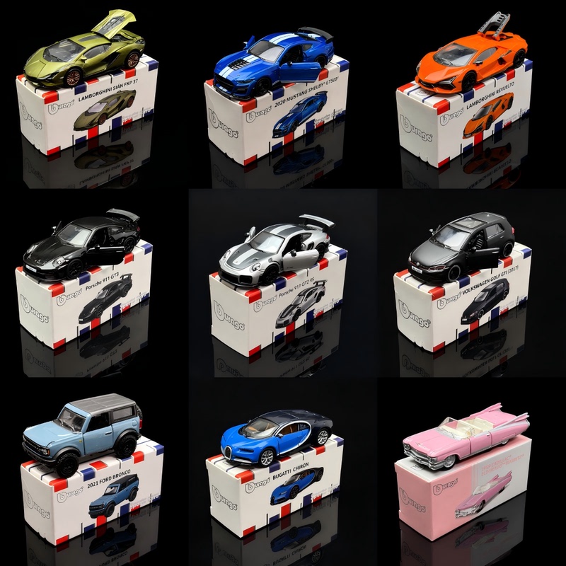1:64 Scale White Box Bugatti Veyron Porsche 911 Lamborghini Ferrari Alloy Car Model 1:64 Scale White Box Bugatti Veyron Porsche 911 Lamborghini Ferrari Alloy Car Model