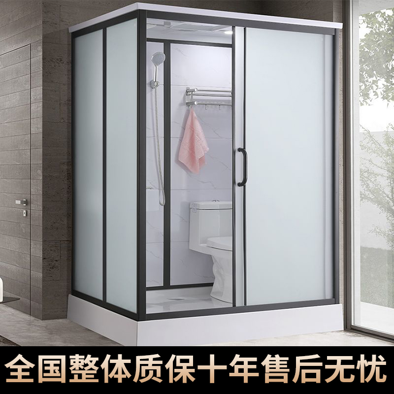 Integrated Shower Room, All-In-One Bathroom, Household Rural Toilet, Bathroom, Integrated Bathroom, Toilet, and Sanitary Ware
