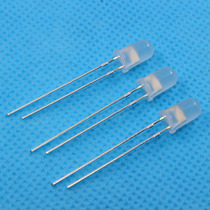 f5 red and green infinitesim two-color indicator led lamp beads red yellow and green fog-shaped two-legged led