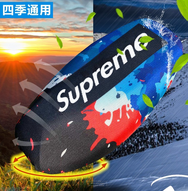 Light riding Suzuki UY125T pedal locomotive seat sleeve 3D thickened mesh sunscreen thermal insulation breathable cushion sleeve