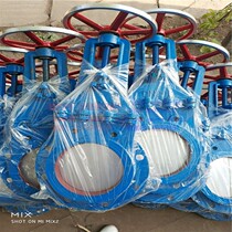 Paddle material valve slurry gate valve slurry valve slurry valve ZT9928 cast iron sandwich knife gate valve