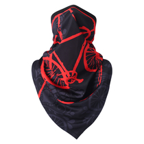 Riding mask sunscreen headscarf anti-ultraviolet face towel half face men and women triangle neck collar collar face cover summer