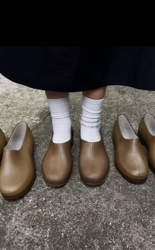 Fan｜French Retro Garden Rain Boots/Gardener Shoes Garden Clog