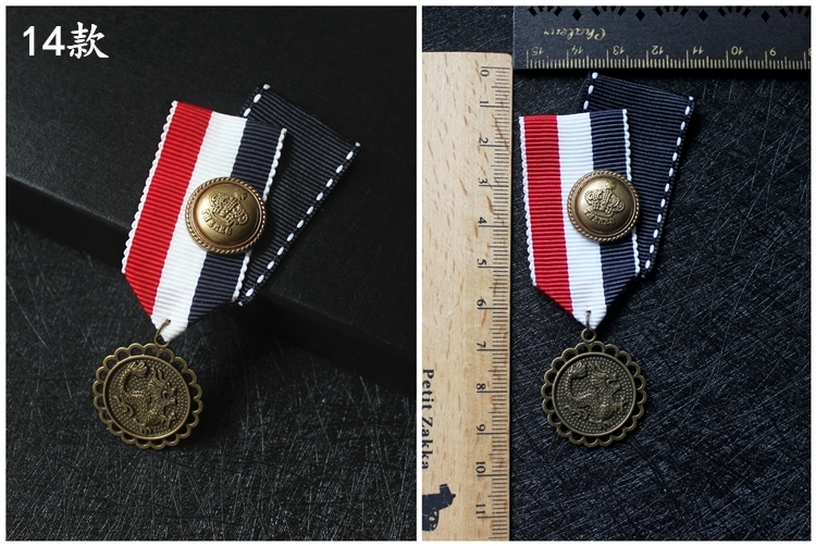 Anh Cao Đẳng Gió Huy Hiệu Red Blue Stripe Đồng Phục Học Sinh Huy Chương Neo Brooch Pin Đa vải Huy Hiệu Vải