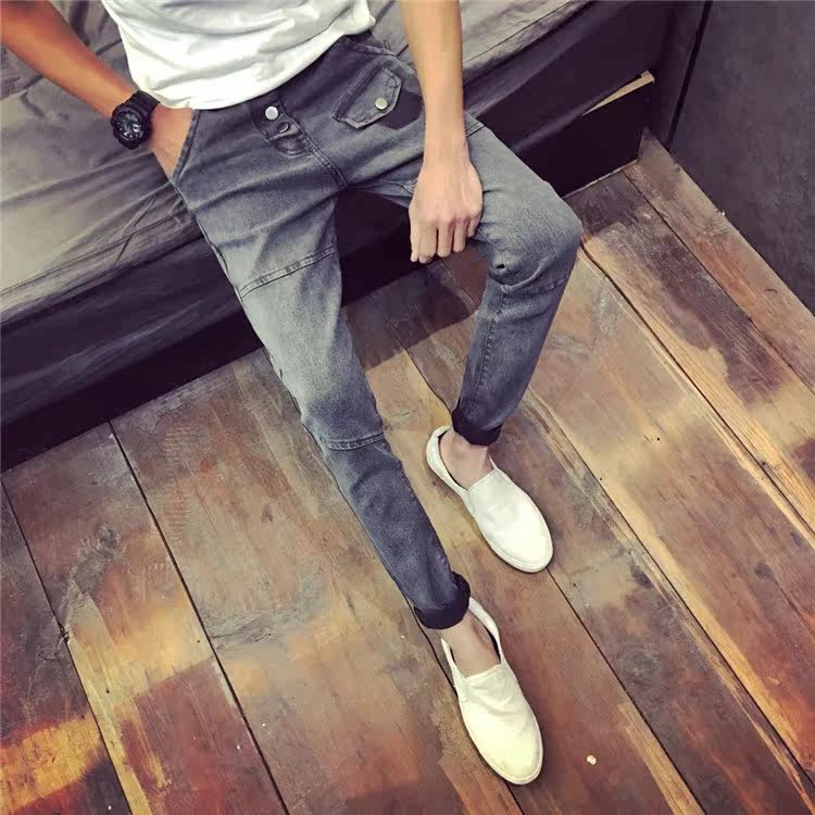 Jeans pour adolescent pieds Slim pour automne - Ref 1470945 Image 29