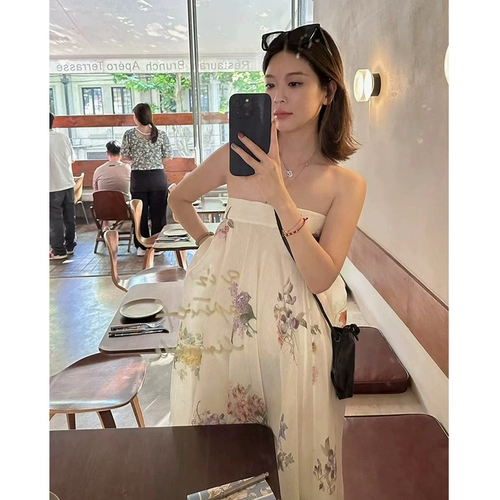 Милый топ без лямок, открытые плечи, свободный крой, изысканный стиль