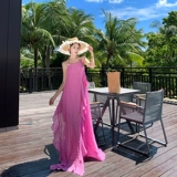 Наряд «Остров дофамина» Необычное, красивое платье с висячим вырезом и открытой спиной Сексуальное пляжное платье Pure Desire для отдыха на море