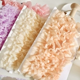 Свиная кишечника Высоко -качественные складки складки, пушистые, складки, складки, ПЭТ -Диковативная Юбка 3CM