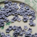 Маленькие трехмерные аксессуары, 8мм, в цветочек, детская одежда, 50 штук