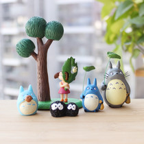 Lift Leaf Small Paparazzi Cartoon Cartoon Genre Cat Model Doll Moss Microscape Multimeat Pendulum with On-board Pendulum