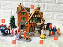 Foreign Trade Outlet Free Matching Casual Fun Scene Dessert Candy Store Room Glowing Lights for Christmas