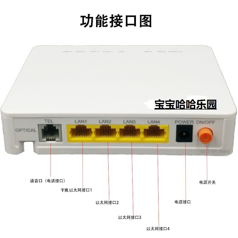 New original ZTE ZXHN620 Gigabit Fiber Cat 6 0 version without standard GPON ONU