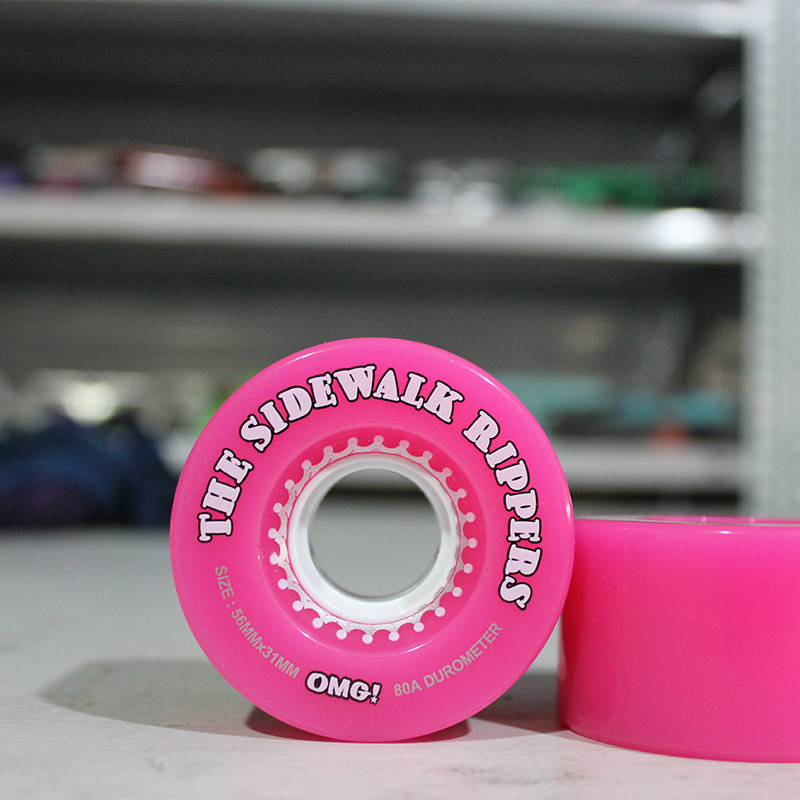 OMG Soft Wheel Japan Import Brushed Street Wheel Four Skate Road Wheels New Hand Generation Steps Without Tremor