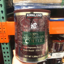 USA IMPORT KIRKLAND COKLAND COLOMBIAN FILTER BREW COFFEE 1 36 1000gr FILTER BUBBLE COFFEE POWDER