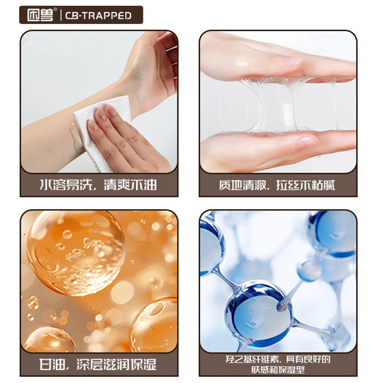 [Confused Beast]Best Friend Black Oil Lubricant Gay Water-Soluble Male Medium Viscosity Anal Soul Lubricant