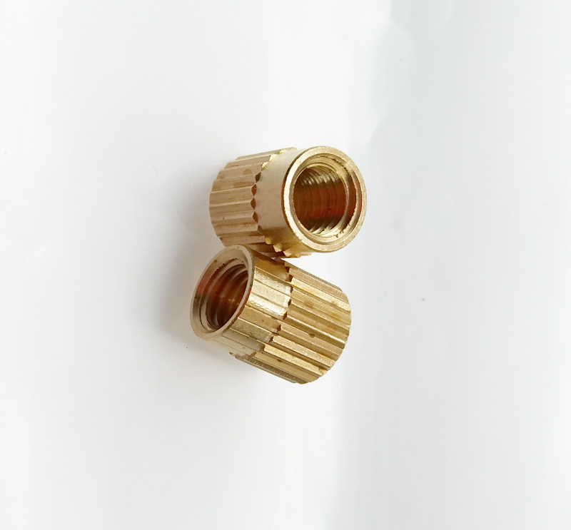Copper nut national standard copper nut lead rolling nut custom nut straight - line nut injection M4 copper nut