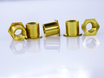 Press riveting stud hexagon stud through hole press riveting stud stud through hole environmental protection stud M2M3M4 copper rivet stud