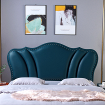 Light luxury bedside headboard 2021 new simple bed backrest 1 8 meters Nordic soft bag American double bed screen