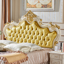 European-style bedside cloth bed back 1 8 m paint Princess soft bag 1 5 m childrens headboard custom bed screen