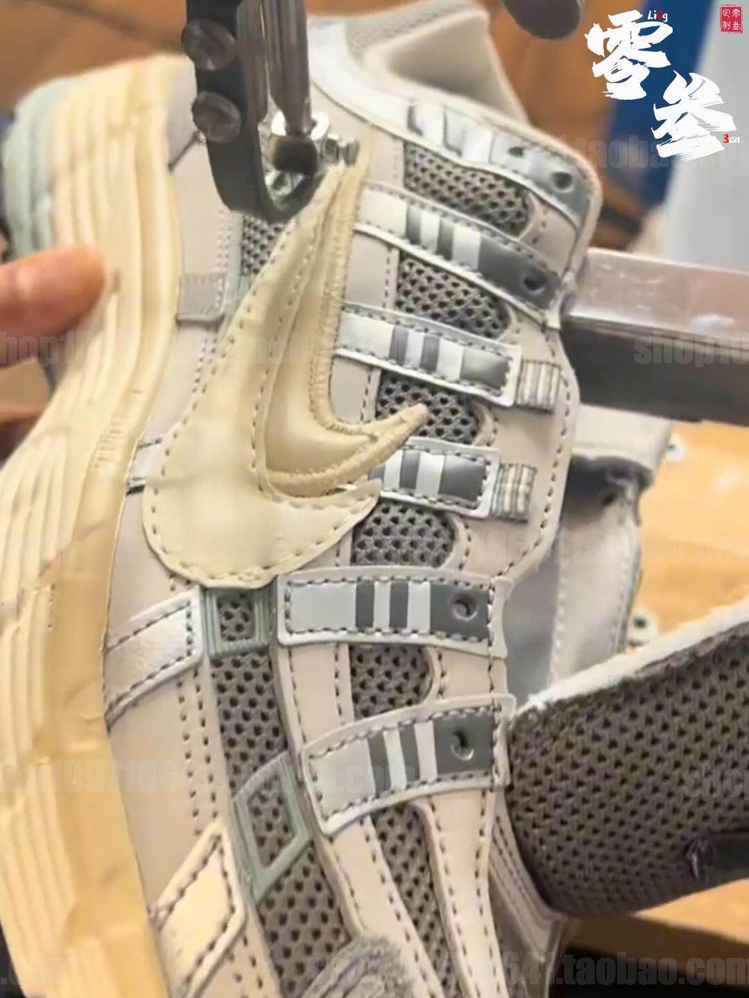 Zero-three-sneakers custom Nike P-6000 change double hook handmade custom-made retrofit This color only does one double-Taobao