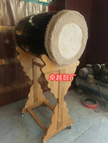 Specially made Miao traditional sacrificial cowhide drum temple drum with hair drum Miao sacred drum national drum and war drum