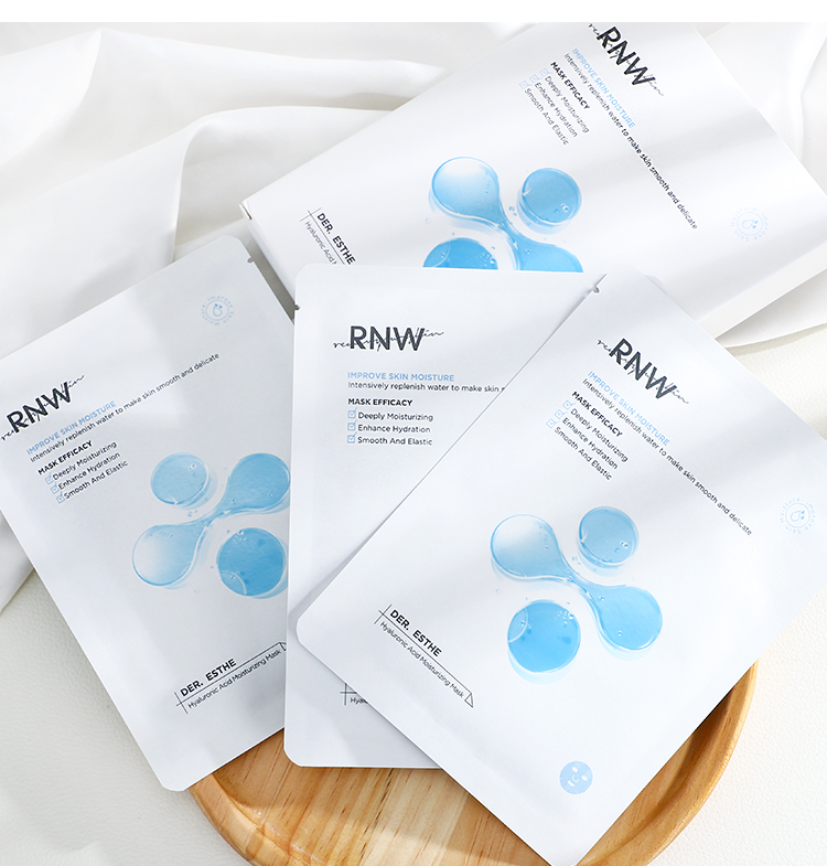 Mặt nạ Axit Hyaluronic Ruwei RNW Hàn Quốc Dưỡng ẩm cho Nữ Dưỡng ẩm Thu nhỏ Lỗ chân lông Soothing Repair First Aid 10 Chính hãng mặt nạ giấy naruko