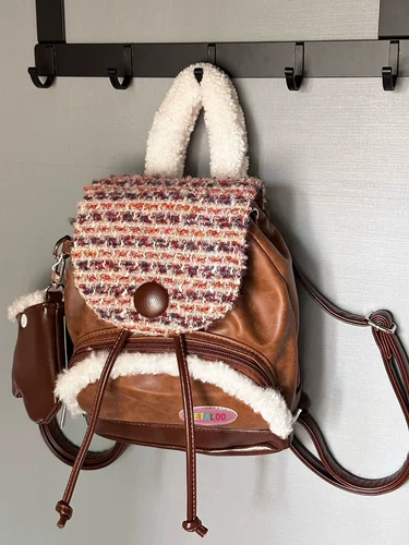 Демисезонный джинсовый пончик, милый школьный рюкзак, сумка через плечо, коллекция 2023