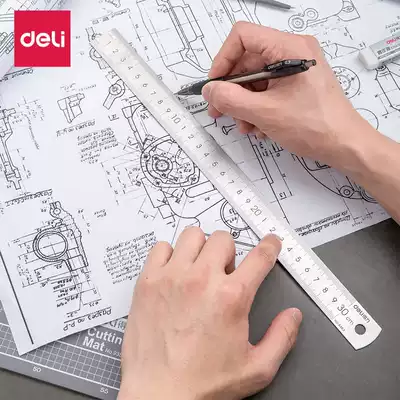 Effective 8463 steel ruler 30cm ruler ruler 30cm steel ruler stainless steel ruler ruler