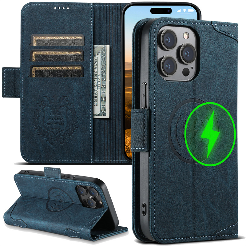 Magsafe Magnetic Wireless Charging Compatible iPhone 15 Pro Max Flip Leather Case 14Plus Leather 16 Phone Case 13Pro Card Slot Wallet Style Stand 12 Simple Business Anti-Drop Japanese and Korean Style Magsafe Magnetic Wireless Charging Compatible iPhone 15 Pro Max Flip Leather Case 14Plus Leather 16 Phone Case 13Pro Card Slot Wallet Style Stand 12 Simple Business Anti-Drop Japanese and Korean Style