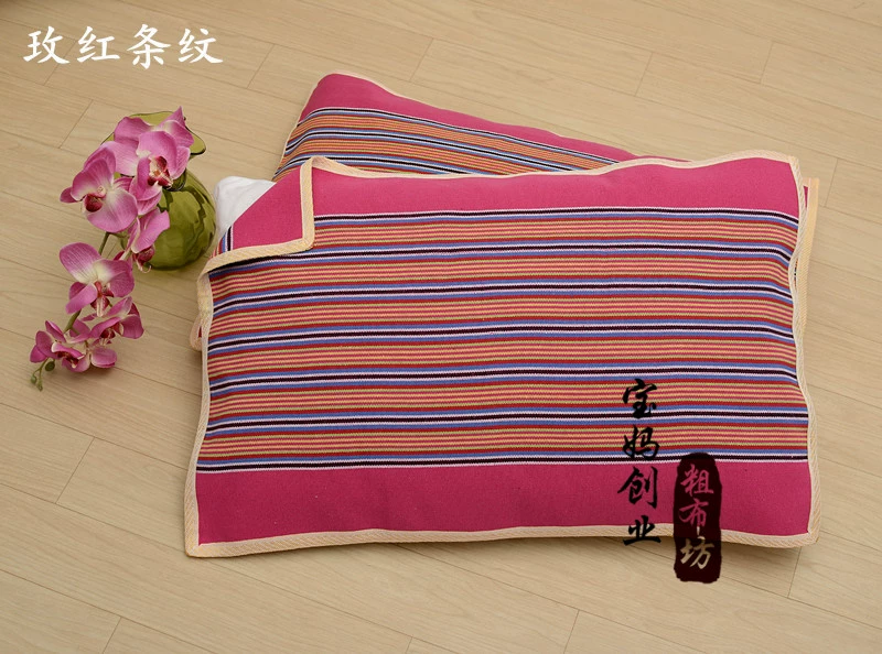 Handmade tay dệt dày cũ vải thô gối khăn cặp thấm mồ hôi hấp thụ đặc biệt Ý tưởng từ khóa