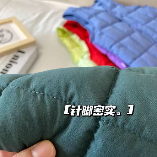 [Живая комната благополучие] Детская осень и зимний стиль, облачный, облачный, мягкий хлопковой жилет, жилеты детская одежда, простой случайный стиль