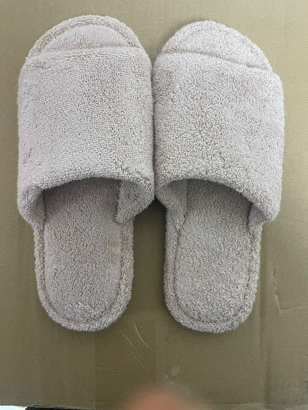 Japanese-Style Soft-Soled Home Slippers, Towel Fabric, Sweat-Absorbent, Water-Absorbent, Silent, Floor-Friendly, Indoor Breathable Cotton Slippers for Couples