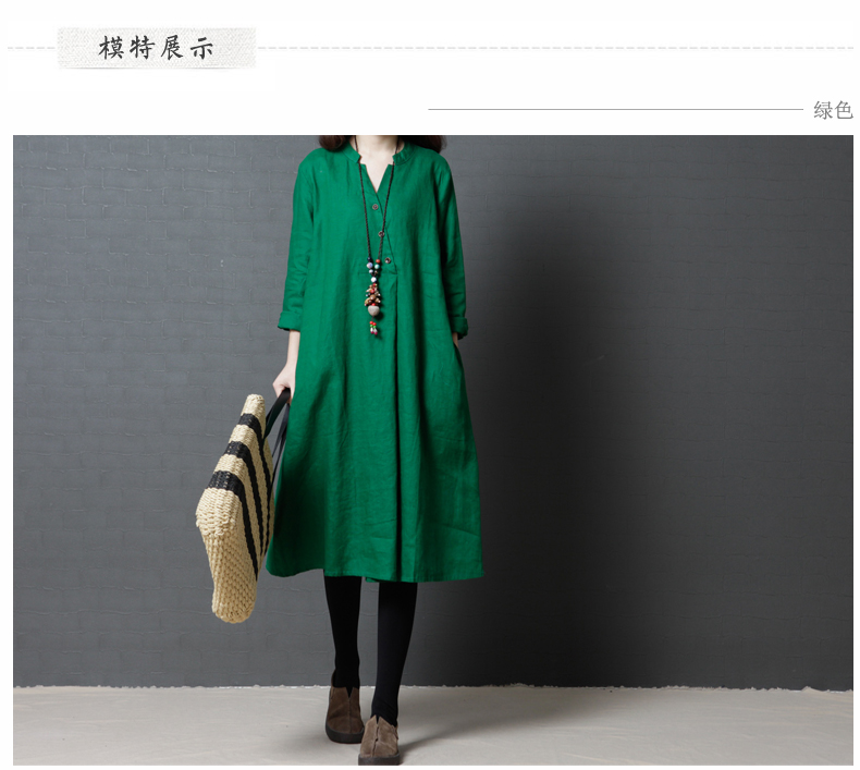 Robe femme en Coton et lin - Ref 3327147 Image 16