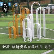  New wedding wrought iron stars arch moon road lead wedding stage decoration strong love and honey arch decoration props layout