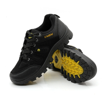 New Climbing Shoes Spring Summer Season Breathable Hiking Shoes Abrasion Resistant Sport Travel Shoes Solid Bottom Waterproof Male Light Single Shoes