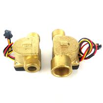 Water heater water flow sensor Hall 4-point interface turbine flowmeter withstand pressure and high temperature resistance all copper material