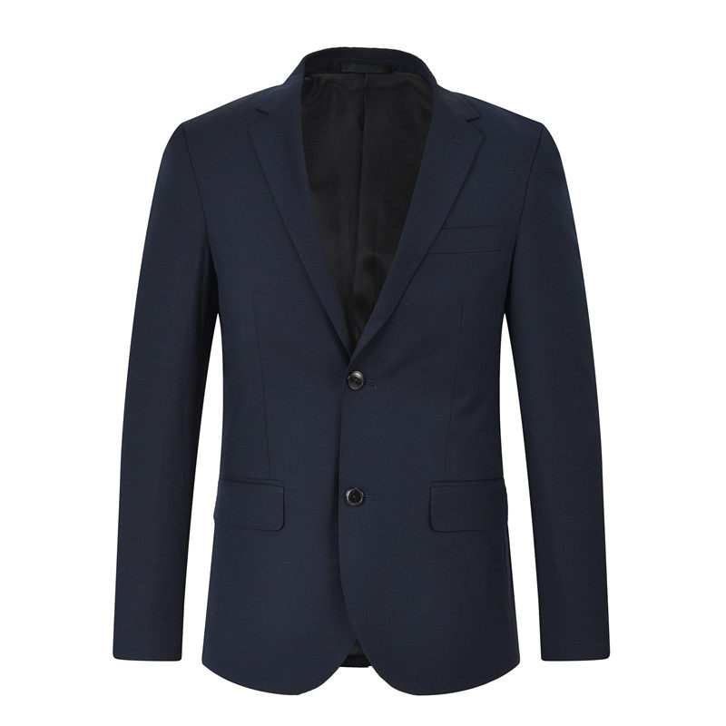 Postal savings bank men's suit navy blue suit coat postal bank business slim shift clothing postal savings tooling