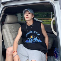 Summer Les handsome t beam chest length outside wearing no-mark hooks underwear thin pure cotton loose women beating bottom sports vests